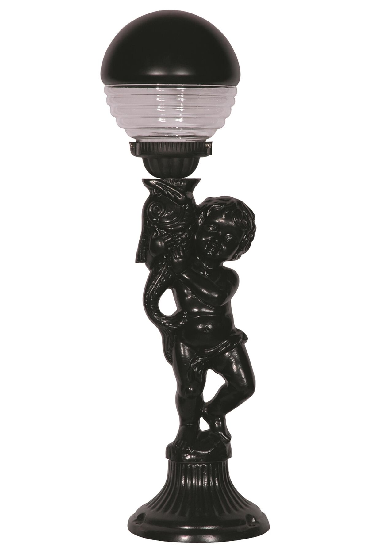 Bahçe Set Üstü Aydınlatma E27 12W 20cm Alüminyum Siyah Dorbien-BSU-68072-BSY