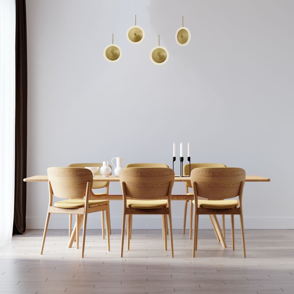 Cymbal Modern Avize LED 27W 80x30cm Metal Eskitme Avonni-AV-1846-4EY