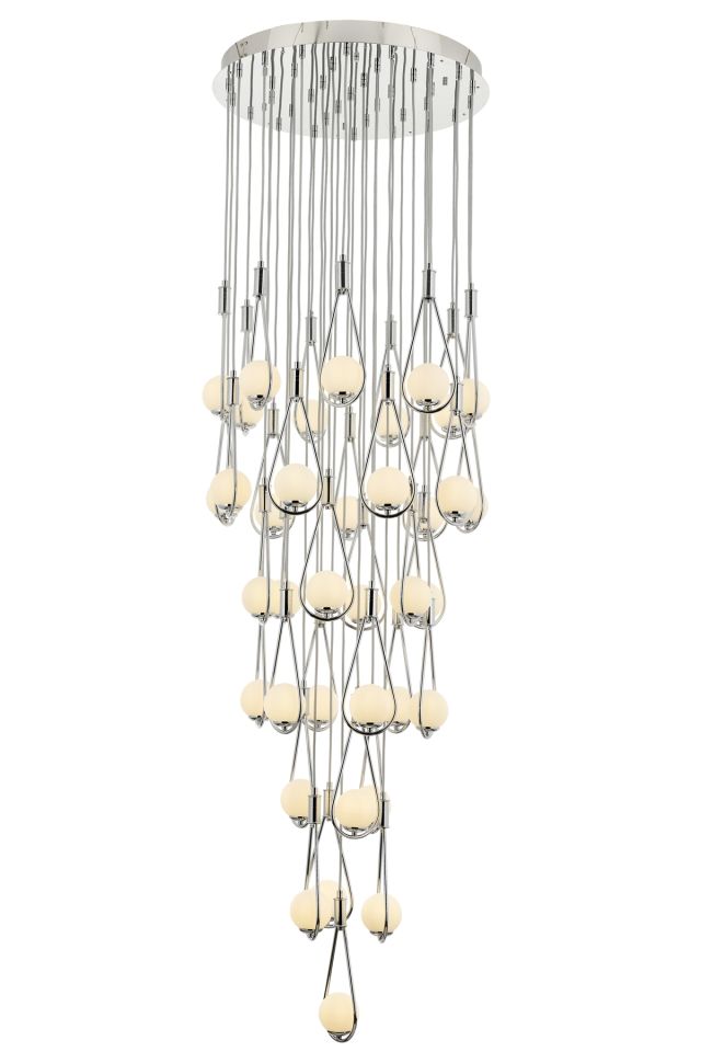 Drop Modern Avize G9 185W 80cm Metal Krom Avonni-AV-4316-37KT
