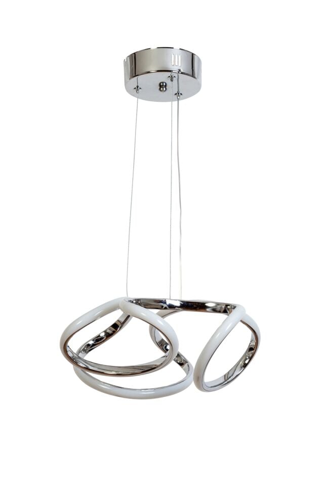 Vazo Modern Avize LED 30W 35x35cm Alüminyum Profil Krom Dorbien-AV-6116-3K
