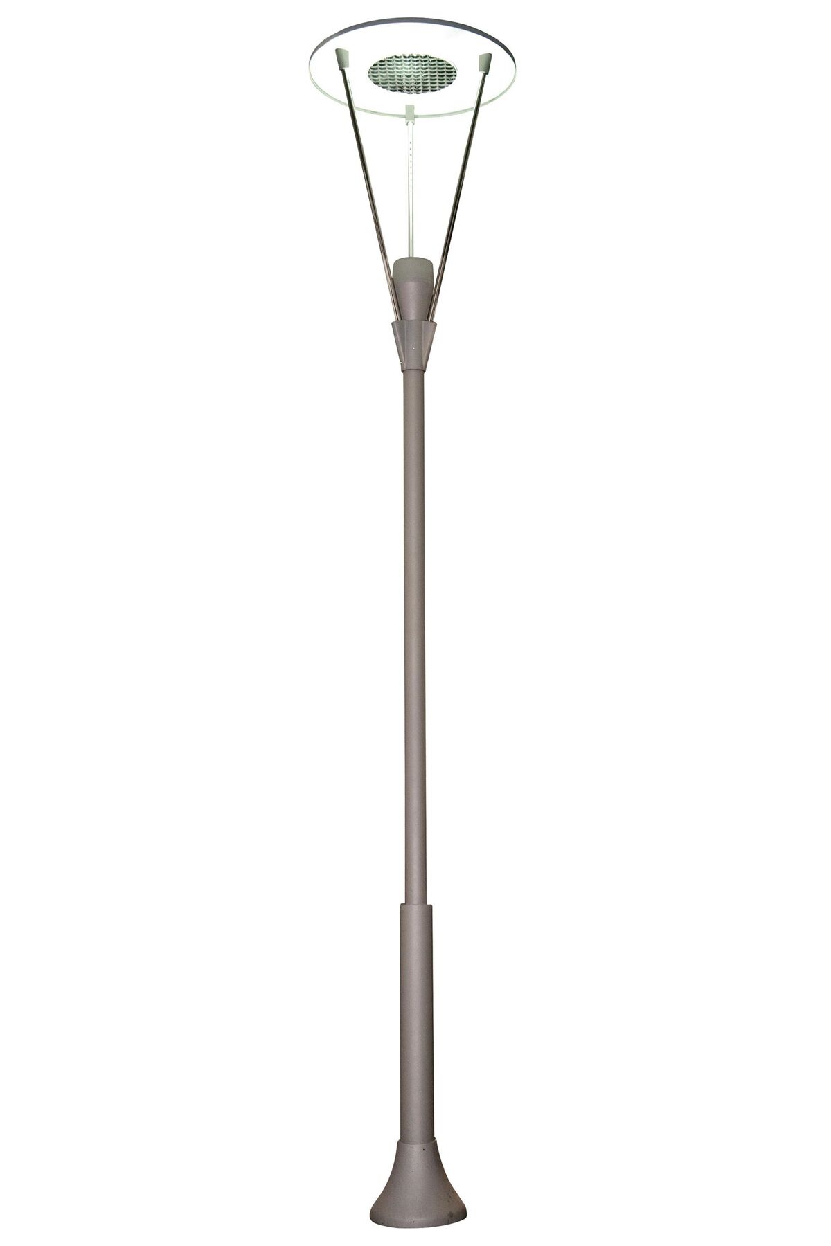 Bahçe Direkleri LED 150W 80cm Çelik Boru Gri Dorbien-BDR-68107-GR-LED