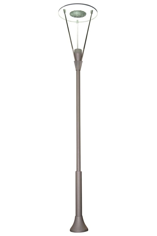 Bahçe Direkleri LED 150W 80cm Çelik Boru Gri Dorbien-BDR-68107-GR-LED