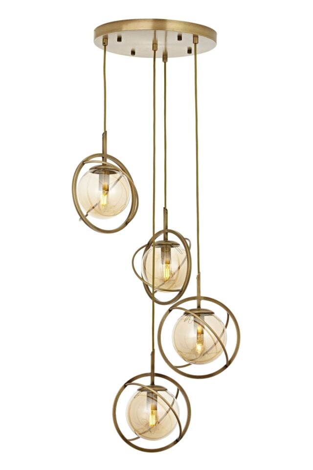 Rumple Modern Avize E14 24W 35cm Metal Eskitme Avonni-AV-1850-4ET