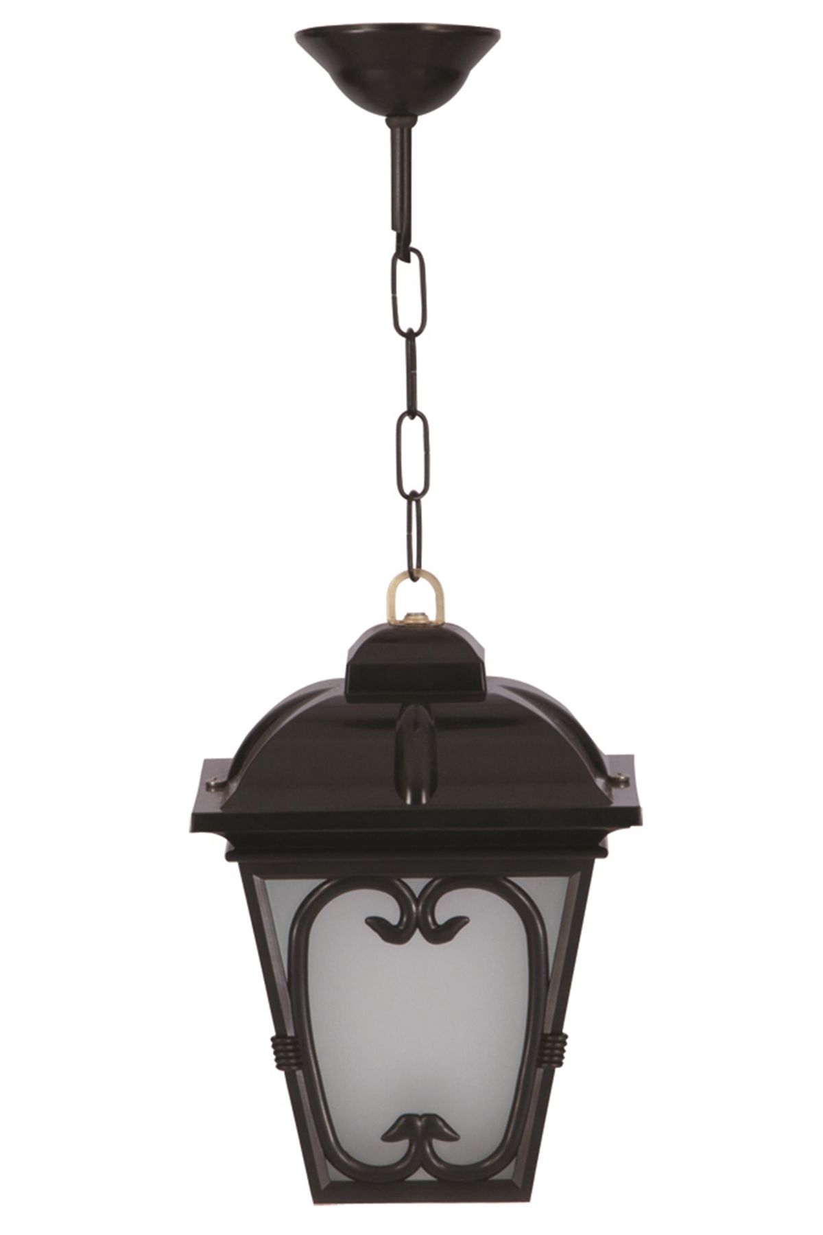 Bahçe Fenerleri E27 12W 20cm ABS Siyah Dorbien-BFE-68181-BSY