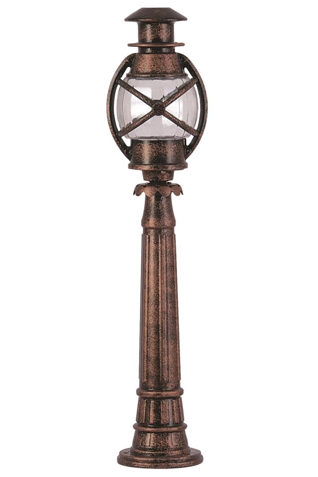 Bahçe Set Üstü Aydınlatma E27 12W 20cm Alüminyum Kahverengi Dorbien-BSU-68048-BKR-B