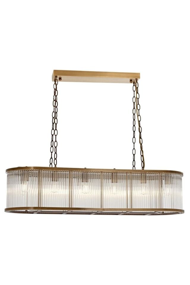 Metro Modern Avize E27 144W 120x40cm Metal Eskitme Avonni-AV-1866-E120X40