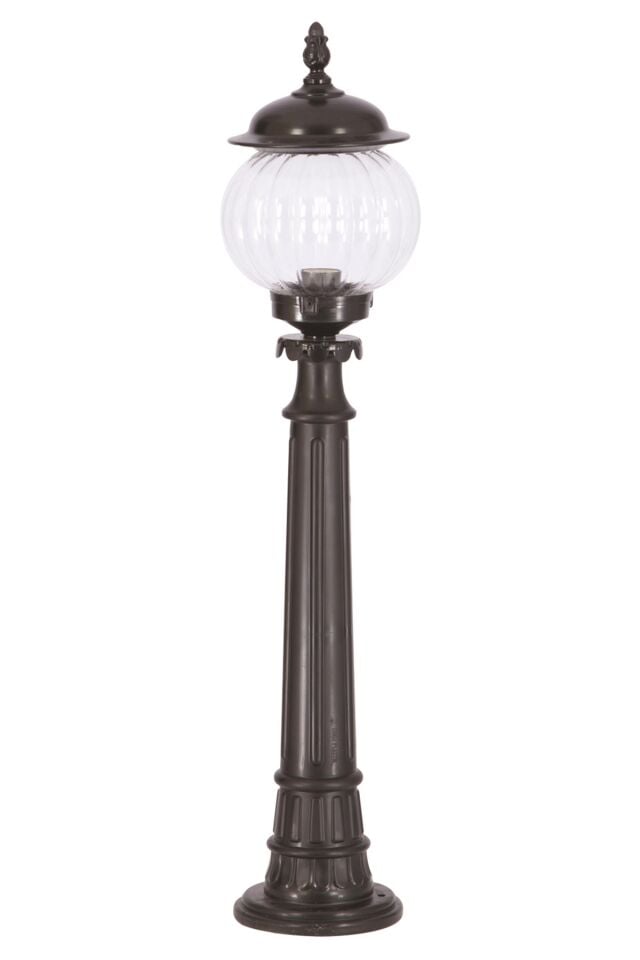 Bahçe Set Üstü Aydınlatma E27 12W 23cm ABS Siyah Dorbien-BSU-68187-BSY-M2-B