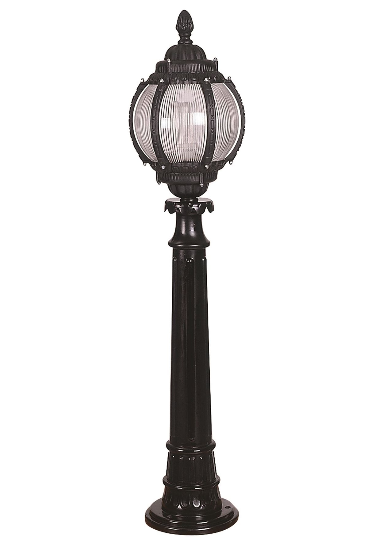 Bahçe Set Üstü Aydınlatma E27 12W 26cm ABS Siyah Dorbien-BSU-68203-BSY-B