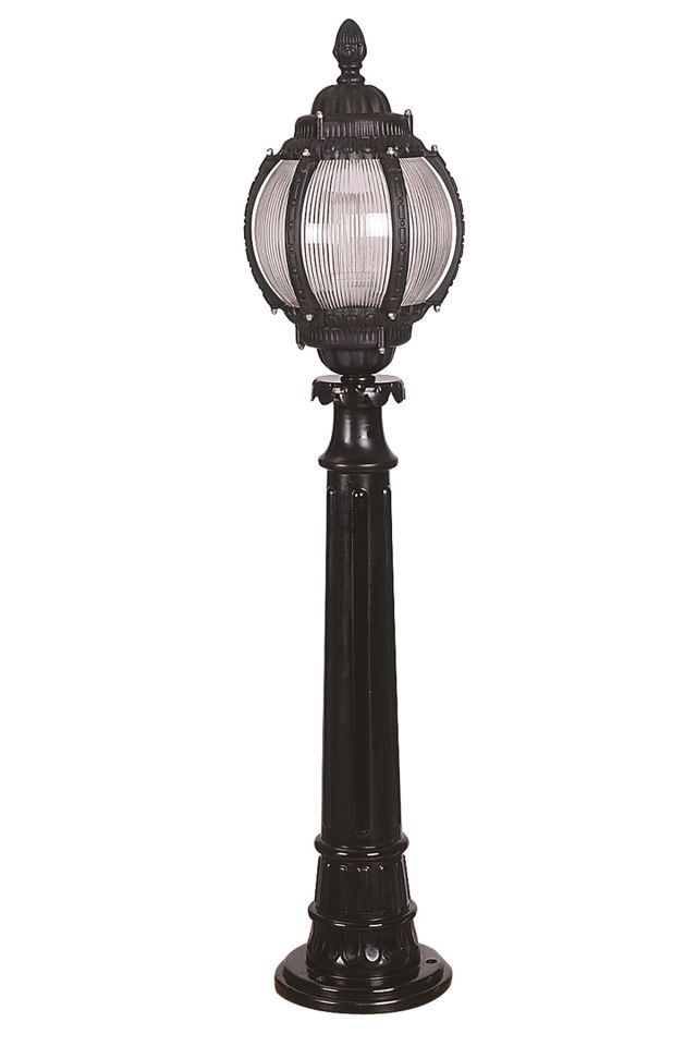 Bahçe Set Üstü Aydınlatma E27 12W 26cm ABS Siyah Dorbien-BSU-68203-BSY-B
