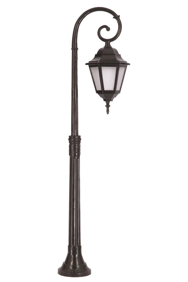 Bahçe Set Üstü Aydınlatma E27 12W 33x23cm Alüminyum Siyah Dorbien-BSU-68206-BSY-M2-B