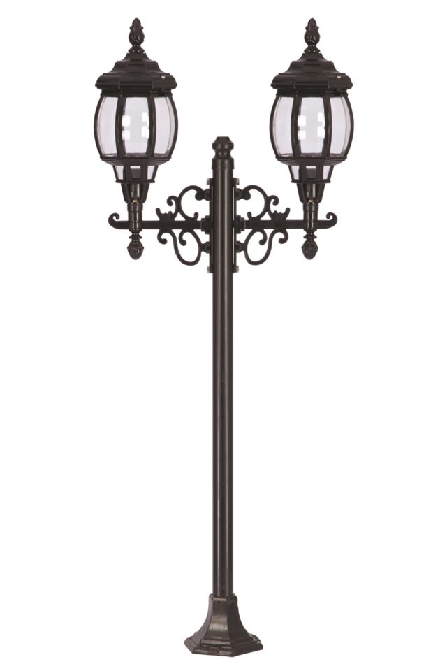 Bahçe Set Üstü Aydınlatma E27 24W 55x18cm Alüminyum Siyah Dorbien-BSU-68208-2BSY-M2