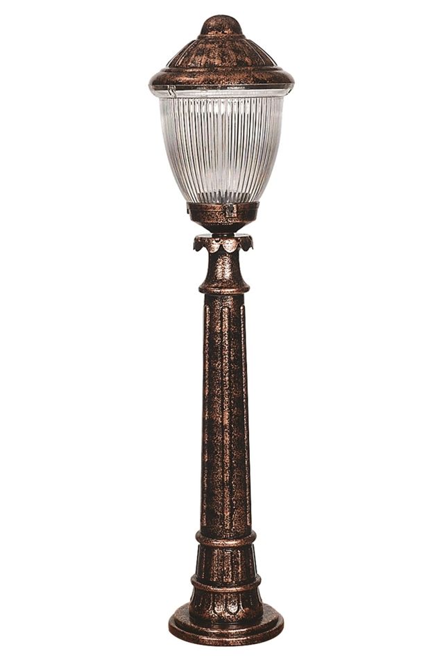 Bahçe Set Üstü Aydınlatma E27 12W 23cm ABS Kahverengi Dorbien-BSU-68210-BKR-B