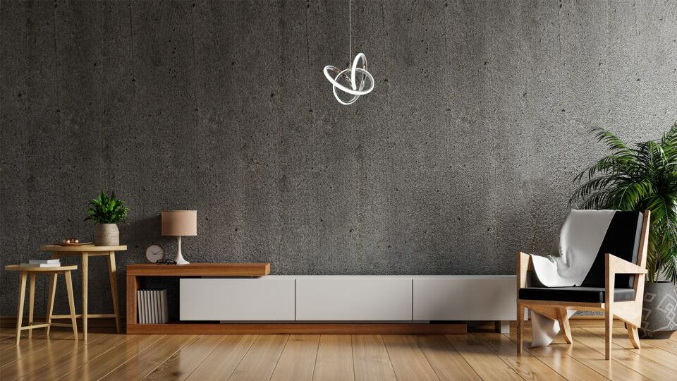 Tepe Modern Avize LED 22W 25x25cm Alüminyum Profil Krom Dorbien-AV-6164-3K
