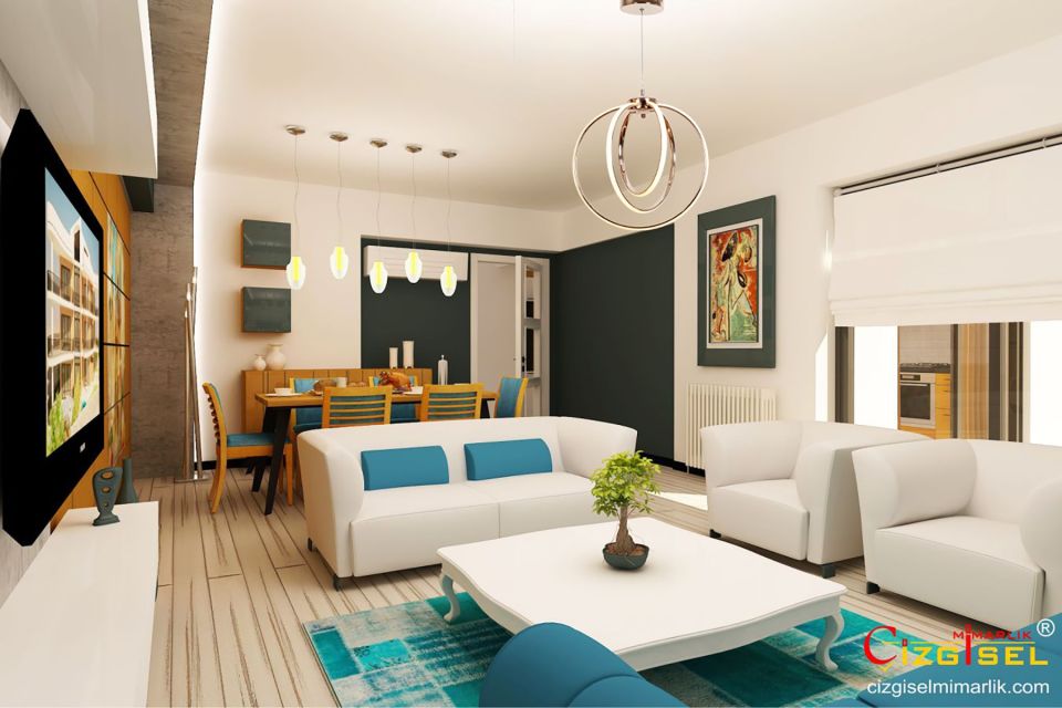 Halka Modern Avize LED 42W 43x40cm Alüminyum Profil Bakır Dorbien-AV-6166-3BKR