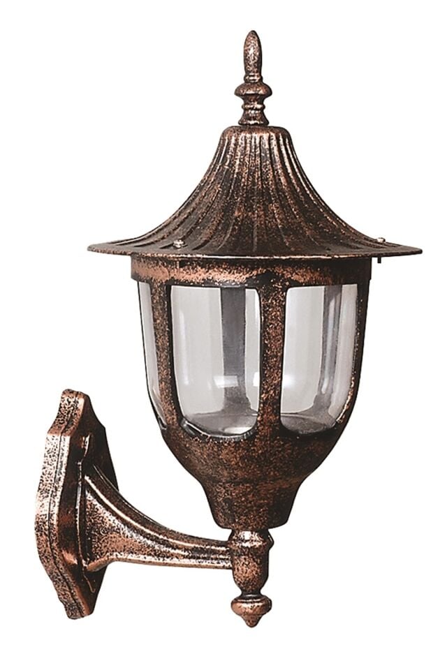 Bahçe Aplik E27 12W 30cm Alüminyum Kahverengi Dorbien-BAP-68059-BKR-OP