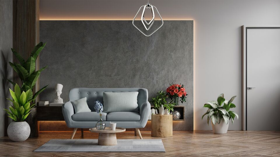 Dörtgen Modern Avize LED 42W 45x41cm Alüminyum Profil Krom Dorbien-AV-6168-3K