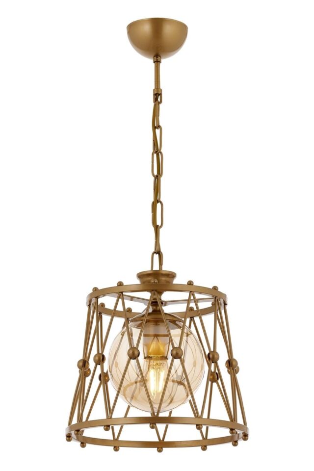 Merlin Modern Avize E27 12W 28cm Metal Eskitme Avonni-AV-1904-1BSA