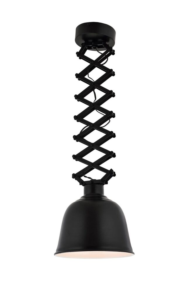 Baha Modern Avize E27 12W 21cm Metal Siyah Avonni-AV-9082-BSY
