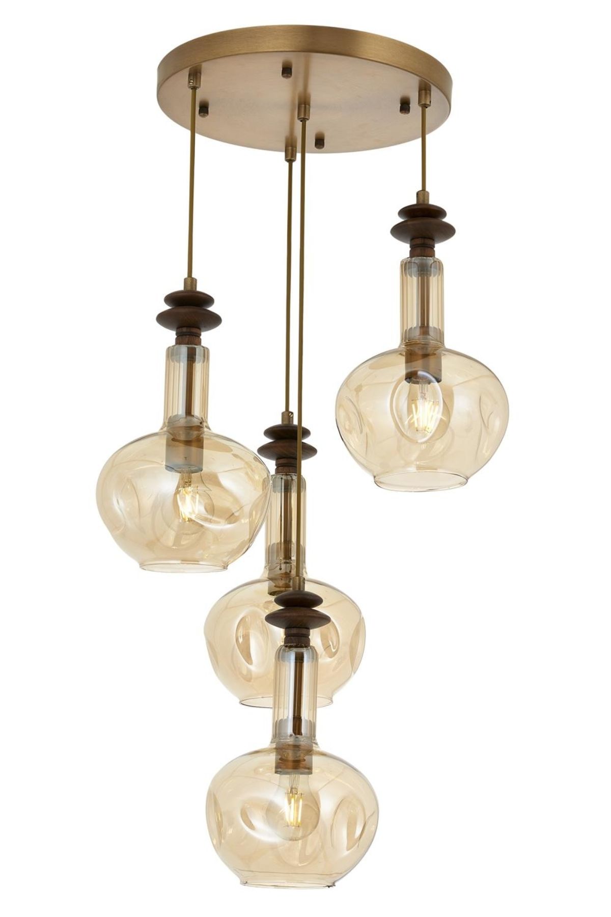 Bone Modern Avize E27 48W 35cm Metal Eskitme Avonni-AV-1912-4ET