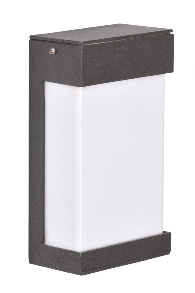 Bahçe Aplik E27 12W 15x8cm Alüminyum Profil Siyah Dorbien-BAP-68253-BSY-M1