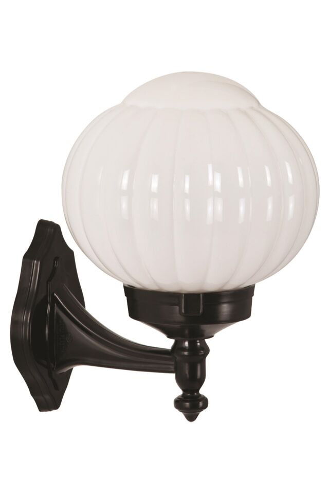 Bahçe Aplik E27 12W 27x23cm Alüminyum Siyah Dorbien-BAP-68187-BSY-M2