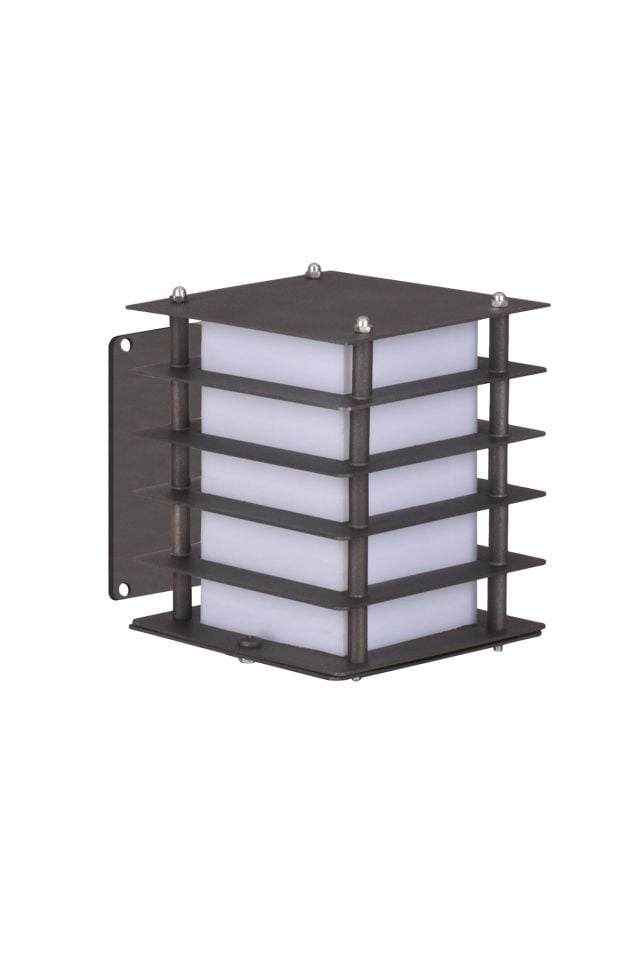 Bahçe Aplik E27 12W 14x14cm Metal Siyah Dorbien-BAP-68267-BSY-M1