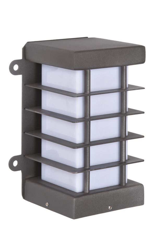 Bahçe Aplik E27 12W 14x14cm Metal Siyah Dorbien-BAP-68270-BSY