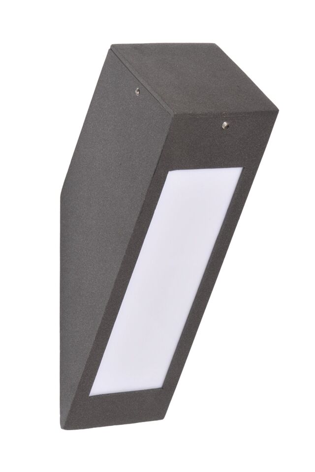 Bahçe Aplik LED 16W 10x10cm Alüminyum Profil Siyah Dorbien-BAP-68236-BSY-M2-LED