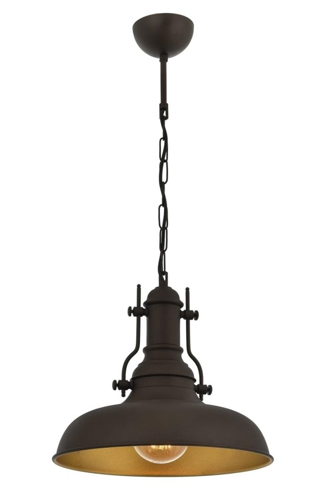 Akasya Sarkıt E27 12W 32cm Metal Siyah Avonni-AV-4106-M20-1BSY