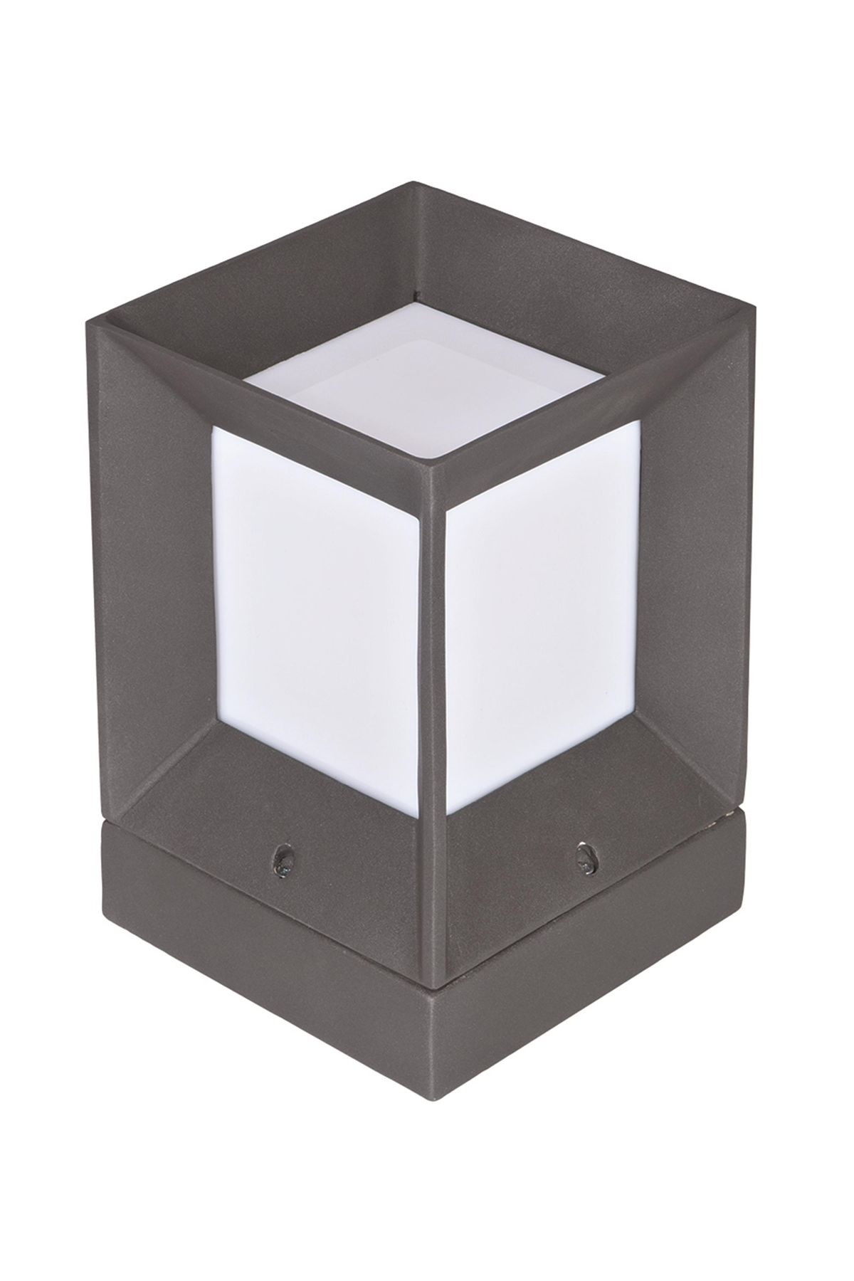 Bahçe Aplik E27 12W 22x22cm Alüminyum Siyah Dorbien-BAP-68273-BSY-M2-K