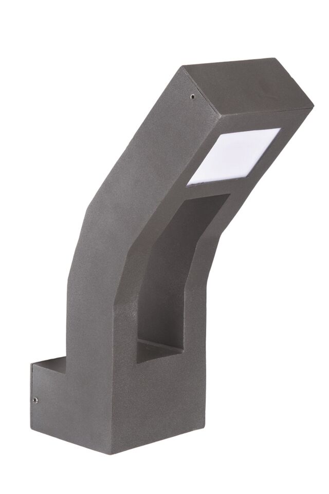 Bahçe Aplik LED 6W 12x6cm Alüminyum Profil Siyah Dorbien-BAP-68228-BSY-LED