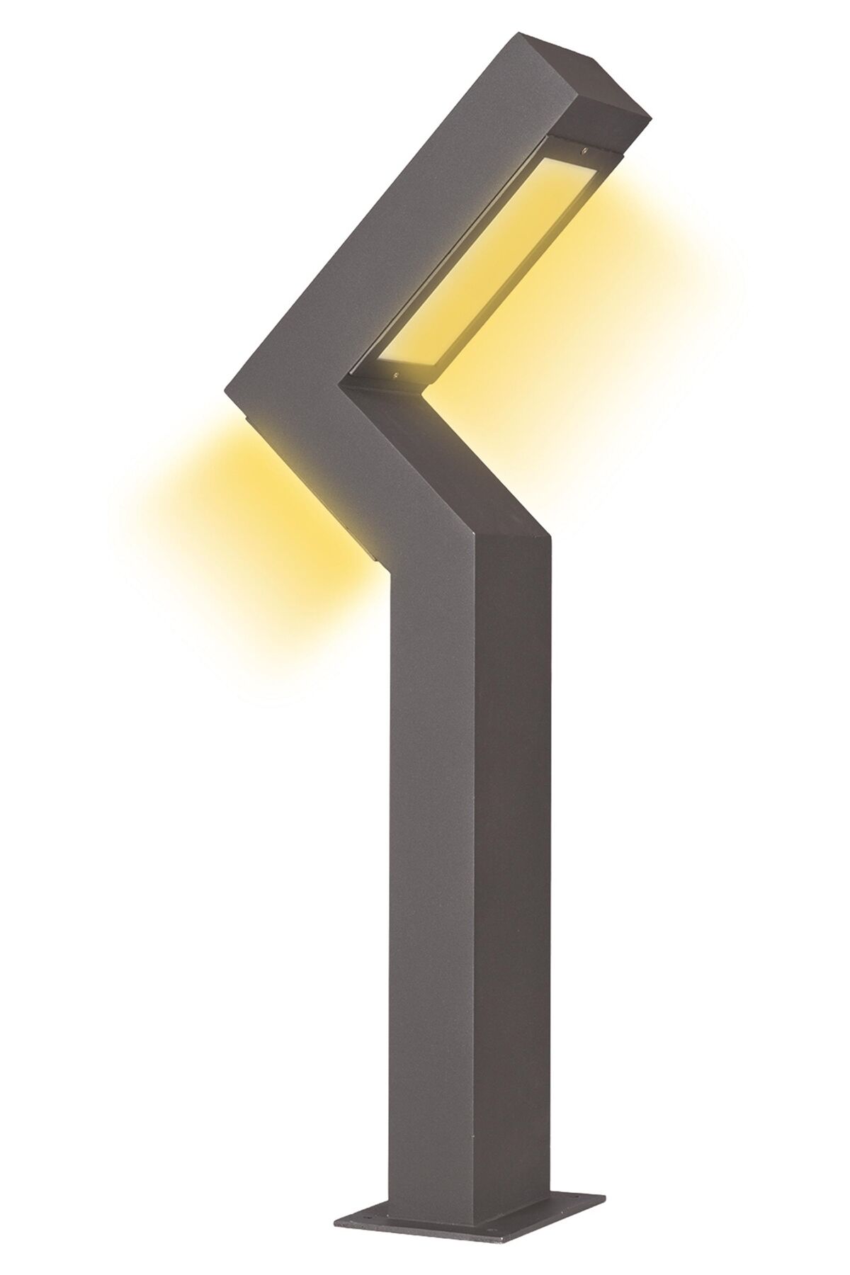 Bahçe Bollard LED 10W 15x8cm Alüminyum Profil Siyah Dorbien-BBO-68228-2BSY-LED-B