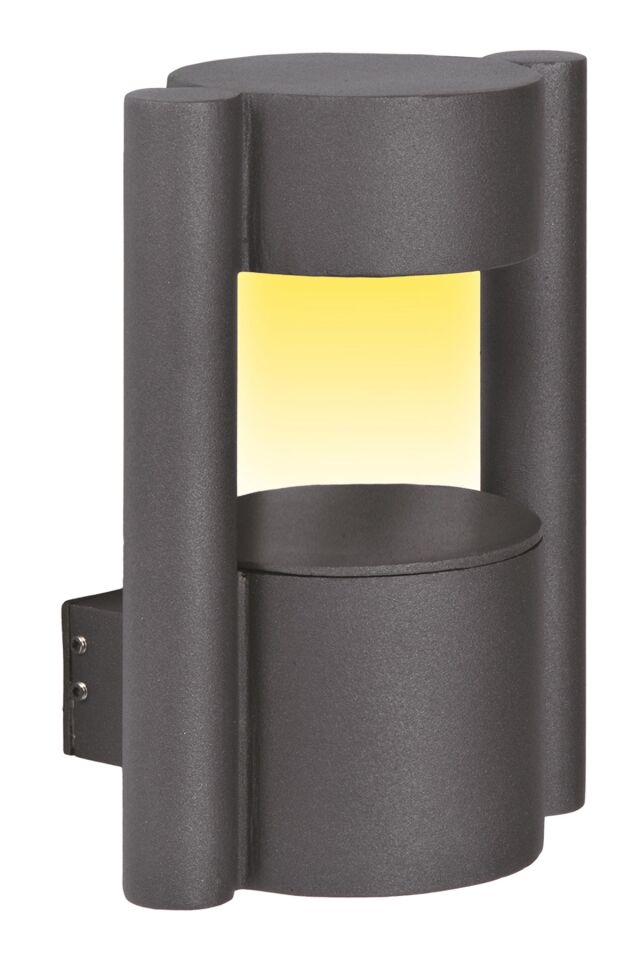 Bahçe Aplik LED 6W 19cm Alüminyum Profil Siyah Dorbien-BAP-68245-BSY