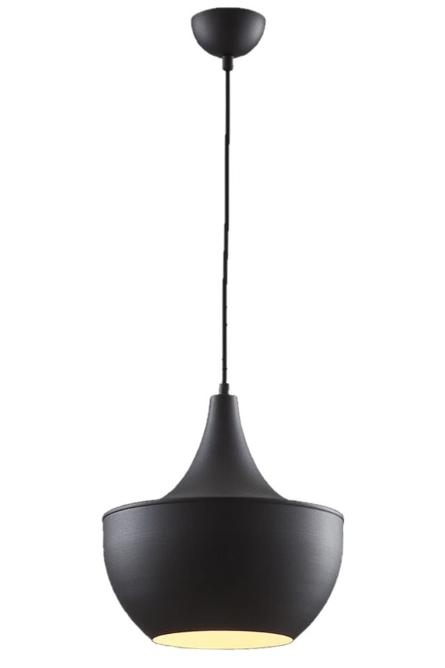 Akasya Sarkıt E27 12W 40cm Metal Siyah Avonni-AV-4106-M7-BSY