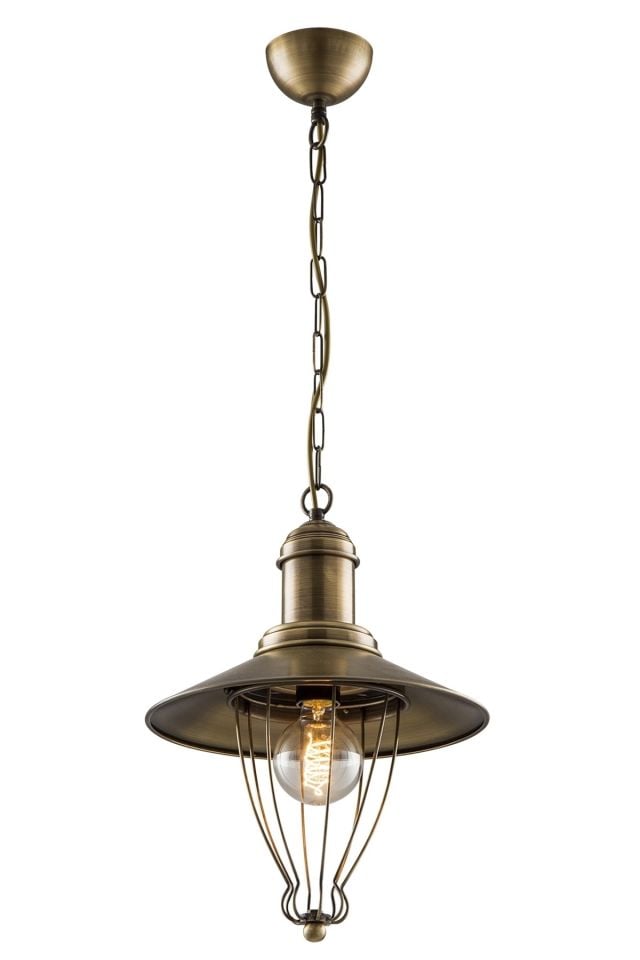 Gardenya Sarkıt E27 12W 33cm Metal Eskitme Avonni-AV-4123-M7-WIRE