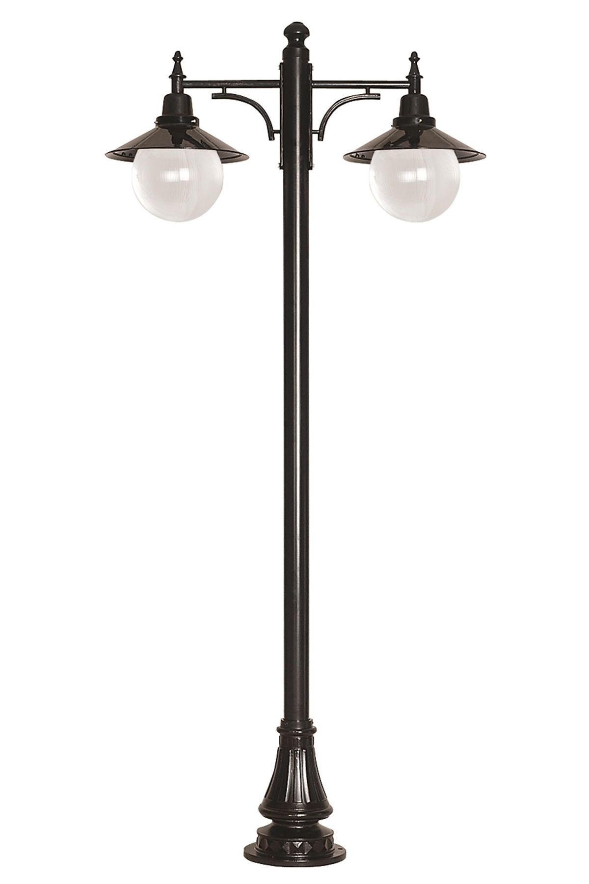 Bahçe Direkleri E27 24W 110cm Alüminyum Siyah Dorbien-BDR-68093-2BSY-M1