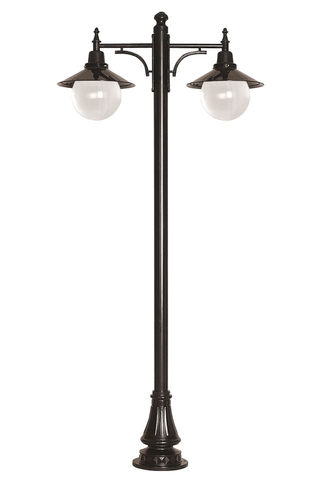 Bahçe Direkleri E27 24W 110cm Alüminyum Siyah Dorbien-BDR-68093-2BSY-M1