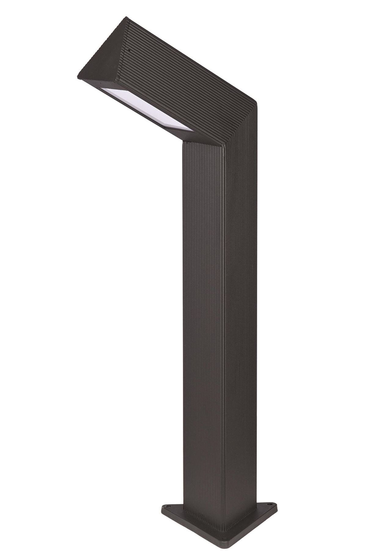 Bahçe Bollard LED 16W 15x15cm Alüminyum Profil Siyah Dorbien-BBO-68237-BSY-M1-LED