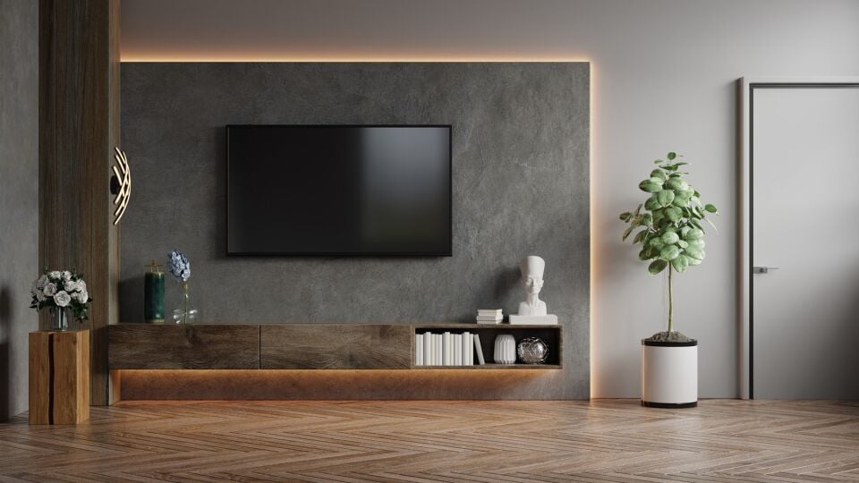 Yıldız Modern Avize LED 36W 28x12cm Alüminyum Profil Siyah Dorbien-EP-10379-3BSY