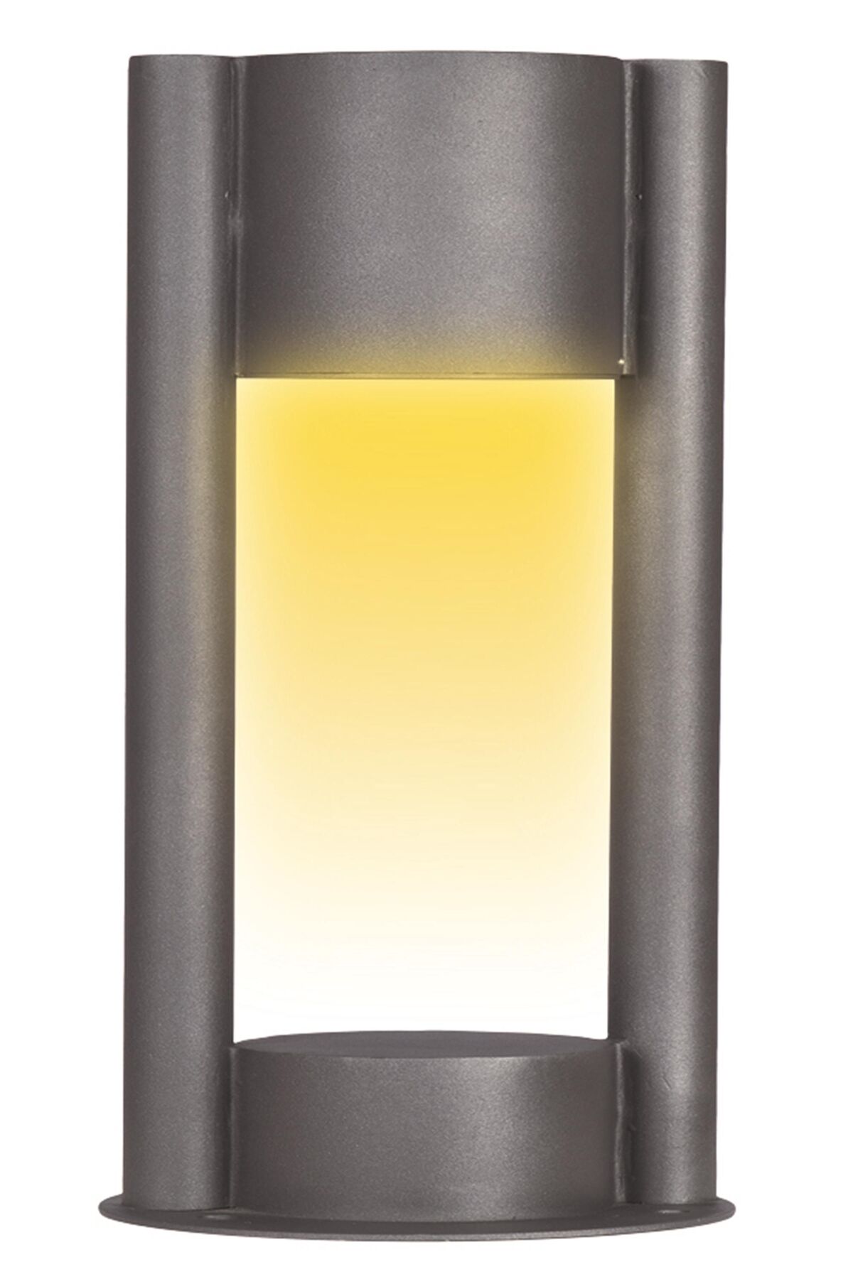 Bahçe Bollard LED 6W 19cm Alüminyum Profil Siyah Dorbien-BBO-68245-BSY-K
