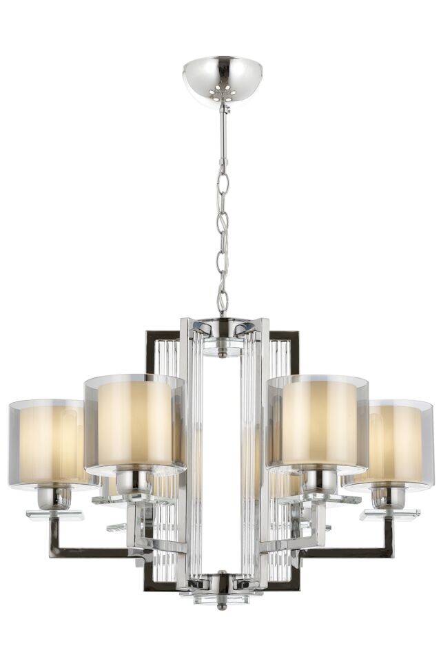 Beach Modern Avize E27 72W 70cm Metal Krom Avonni-AV-4285-6K