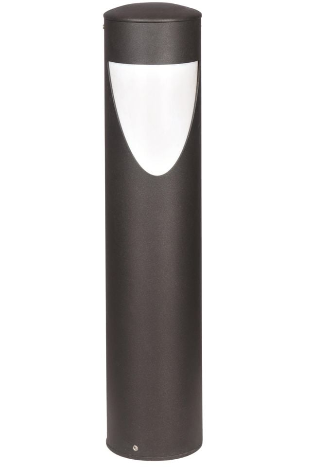 Bahçe Bollard E27 12W 15cm Alüminyum Profil Siyah Dorbien-BBO-68251-BSY