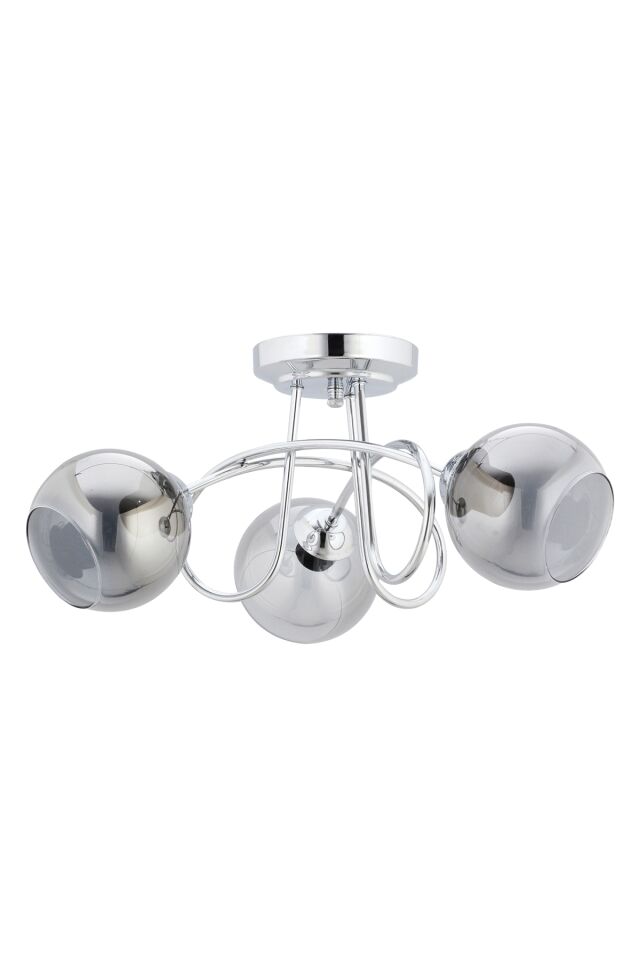 Empty Modern Avize E27 36W 54cm Metal Krom Dorbien-FZ-7110-3K