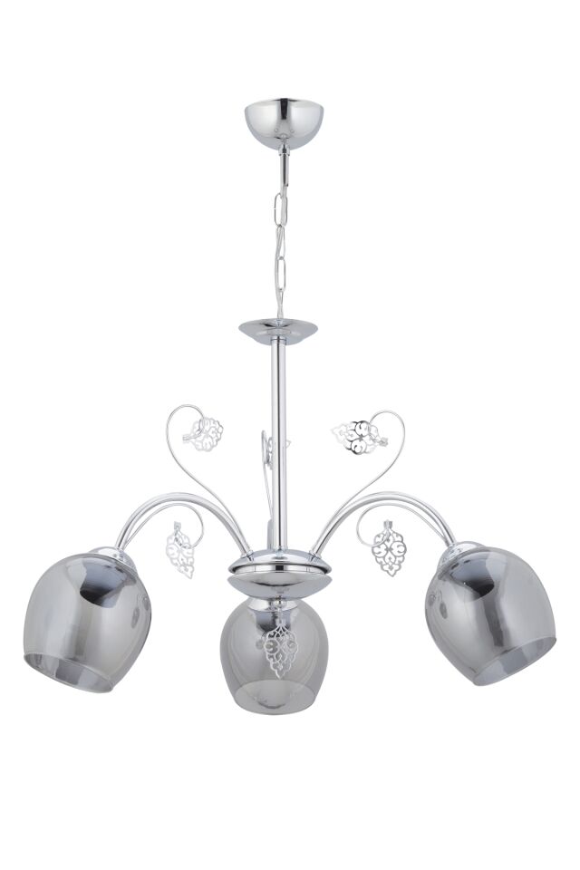 Nida Modern Avize E27 36W 60cm Metal Krom Dorbien-FZ-7111-3K