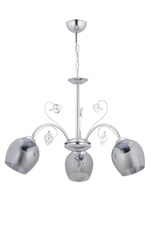 Nida Modern Avize E27 36W 60cm Metal Krom Dorbien-FZ-7111-3K