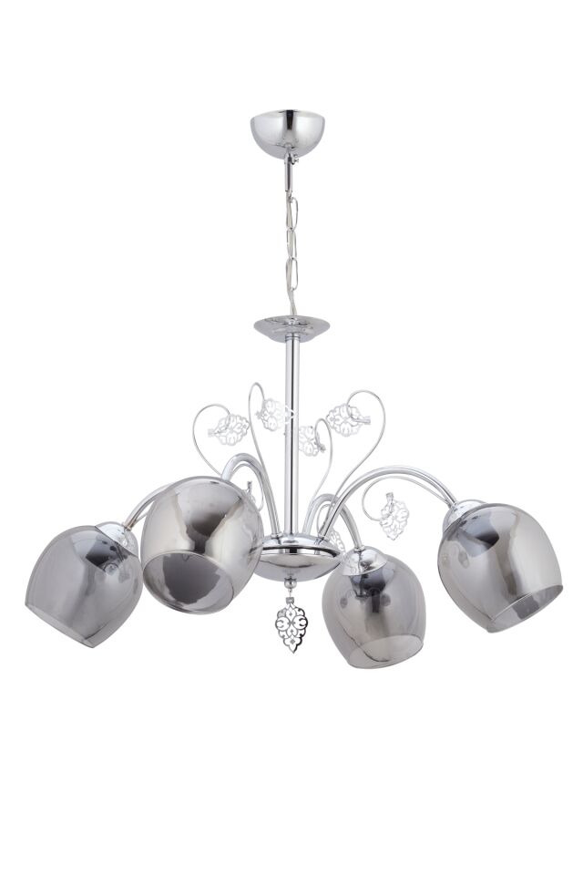 Nida Modern Avize E27 48W 60cm Metal Krom Dorbien-FZ-7111-4K