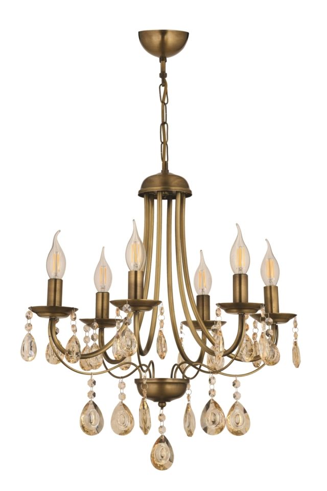 Ezgi Modern Avize E14 36W 50cm Metal Eskitme Dorbien-FZ-7127-6E