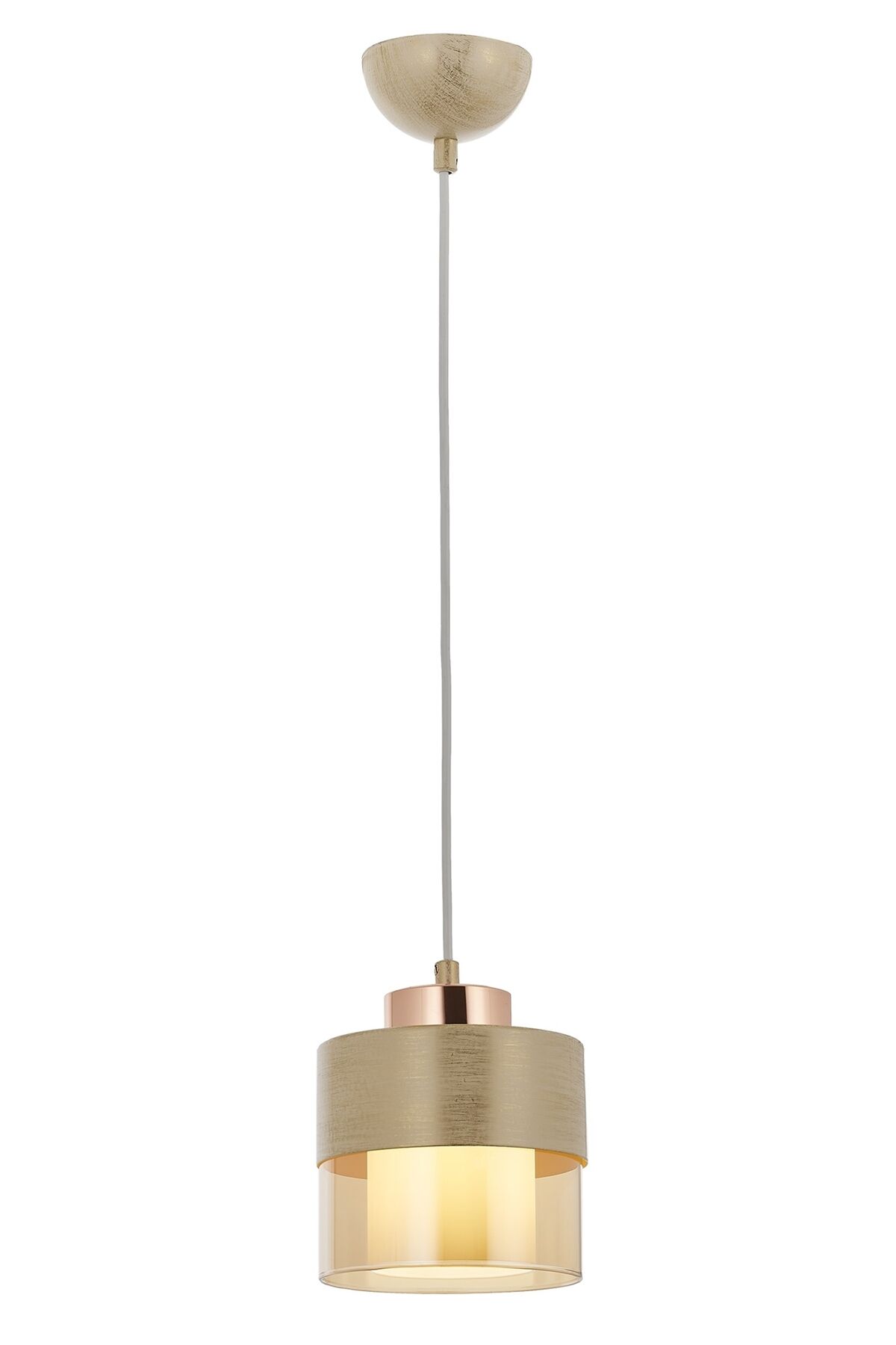 Cabin Modern Avize E27 12W 15cm Metal Krem Avonni-AV-4288-1KRM