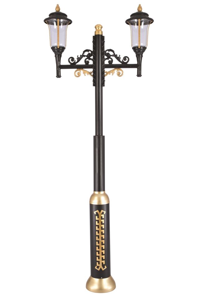 Bahçe Direkleri E27 24W 110cm Alüminyum Sarı/Siyah Dorbien-BDR-68031-2BSY