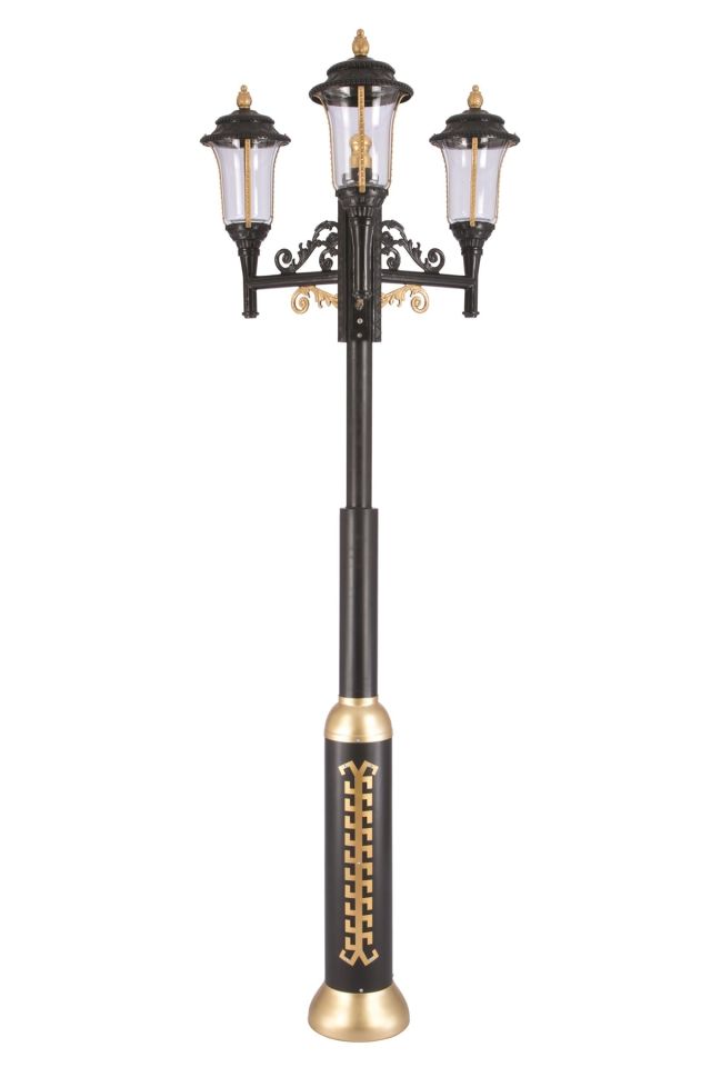 Bahçe Direkleri E27 36W 110cm Alüminyum Sarı/Siyah Dorbien-BDR-68031-3BSY